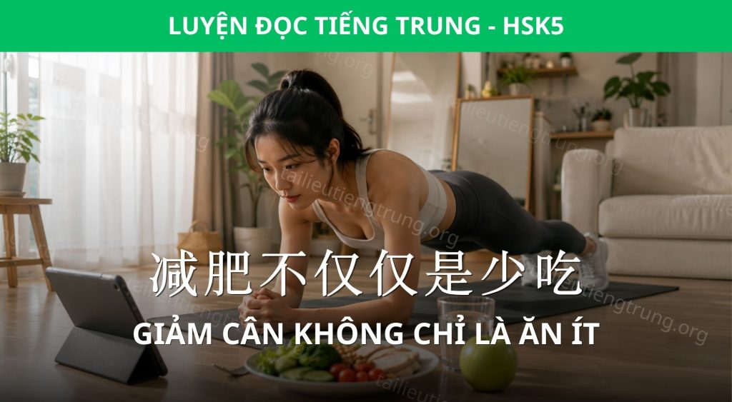Giảm cân không chỉ là ăn ít
