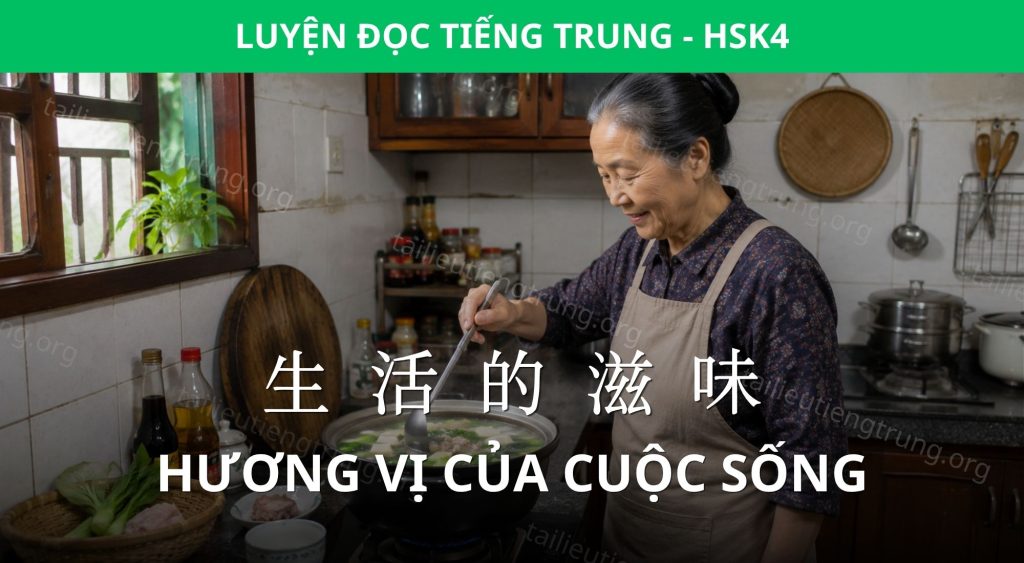 Bài đọc HSK 4: Hương vị của cuộc sống 1 hương vị cuộc sống