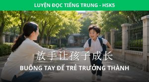 Buông tay để trẻ trưởng thành
