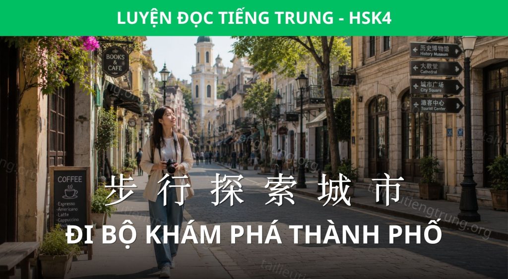 khám phá thành phố bằng cách đi bộ