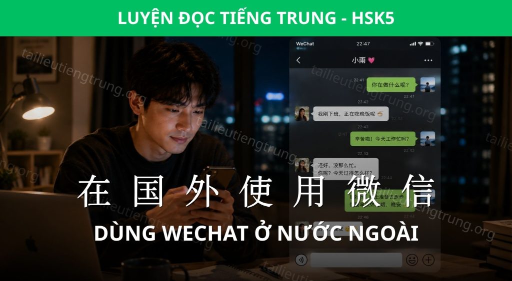 dùng wechat ở nước ngoài