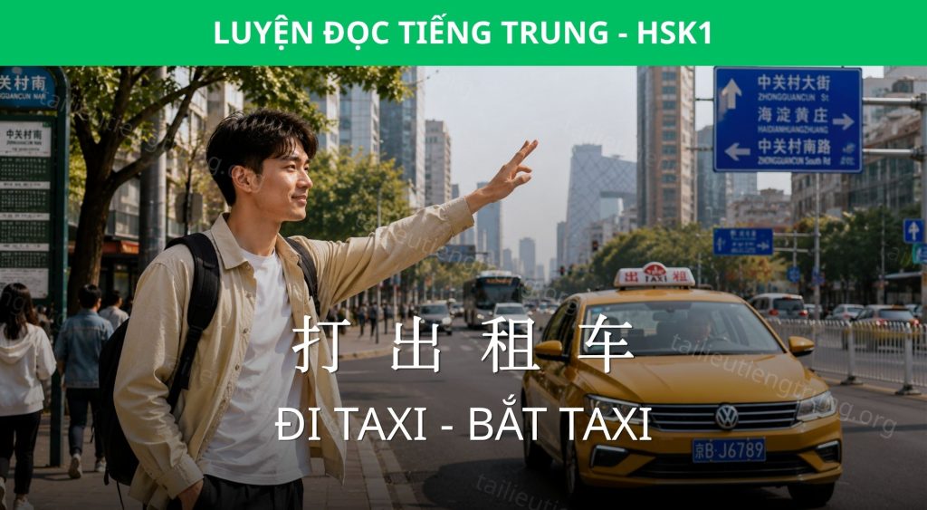 đi taxi