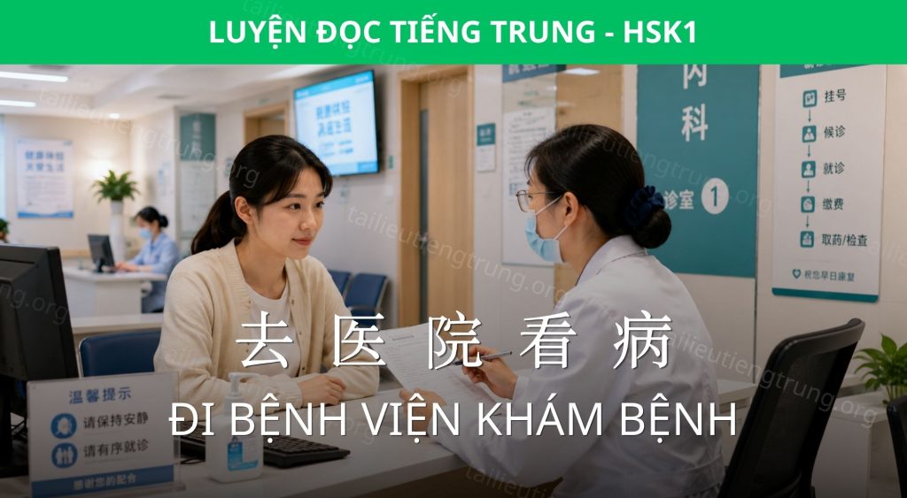 đi bệnh viện khám bệnh