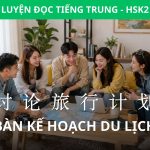Hội thoại HSK 2: Bàn kế hoạch du lịch