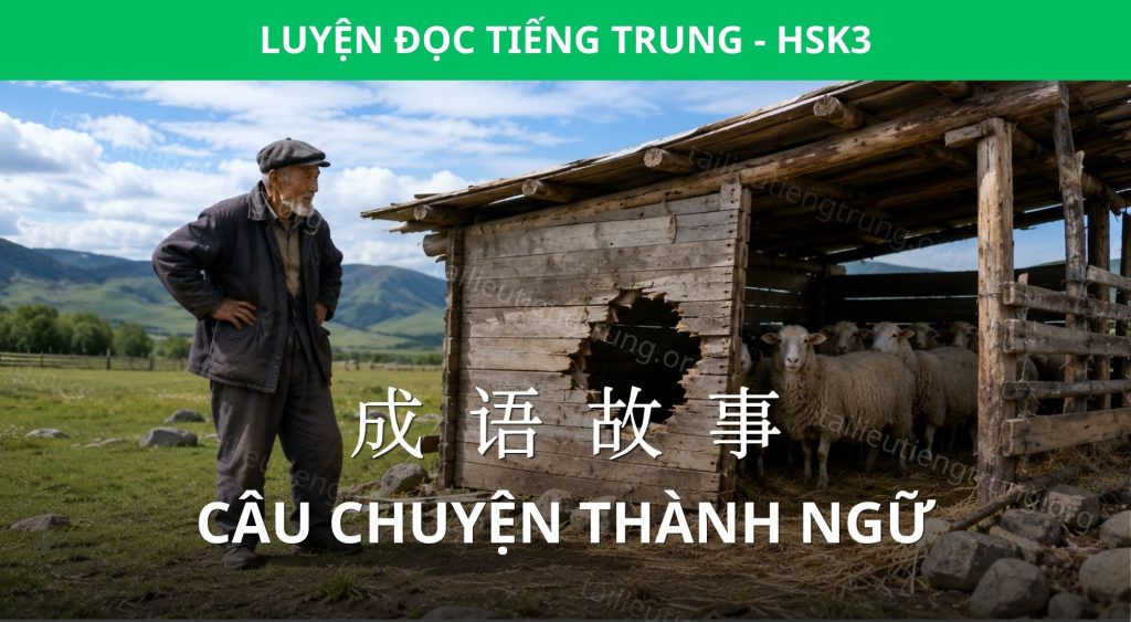 Luyện Đọc HSK 3: Câu chuyện thành ngữ và bài học cuộc sống 1 câu chuyện thành ngữ