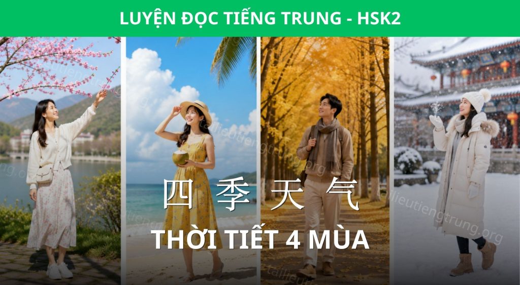 thời tiết 4 mùa