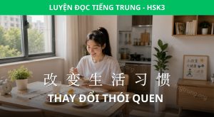 thay đổi thói quen