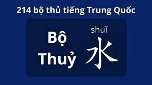 Bộ thuỷ trong 214 bộ thủ