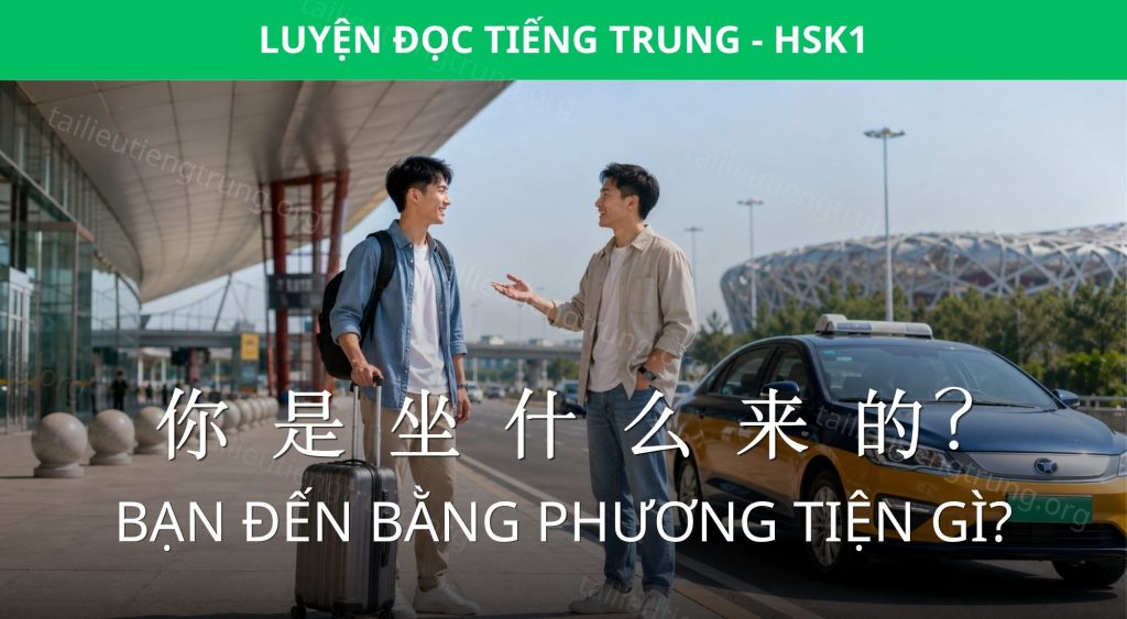 Bạn đến bằng phương tiện gì