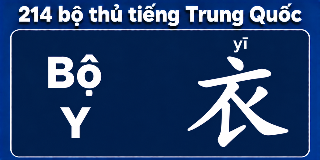Bộ Y trong 214 bộ thủ tiếng Trung