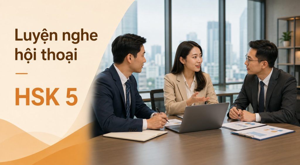 Luyện nghe hội thoại HSK 5 1 Luyện nghe hội thoại HSK 5