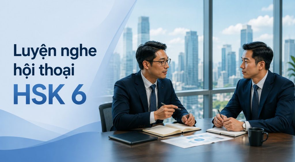 Luyện nghe hội thoại HSK 6 1 Luyện nghe hội thoại HSK 6