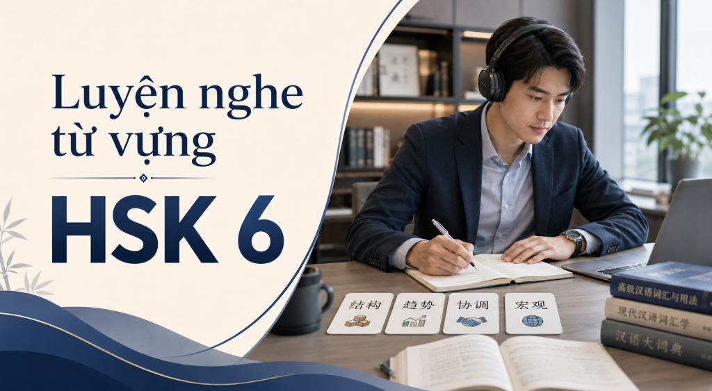 Luyện nghe từ vựng HSK 6 1 Luyện nghe từ vựng HSK 6