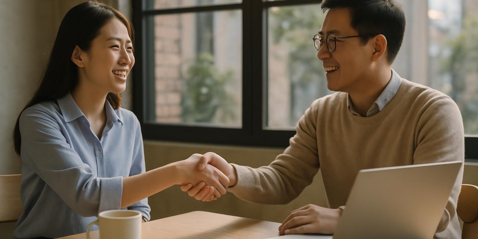 Xin chào tiếng Trung: Hướng dẫn đầy đủ từ cơ bản đến ứng dụng 4 Buổi sáng: người chào nhau tại quán cà phê